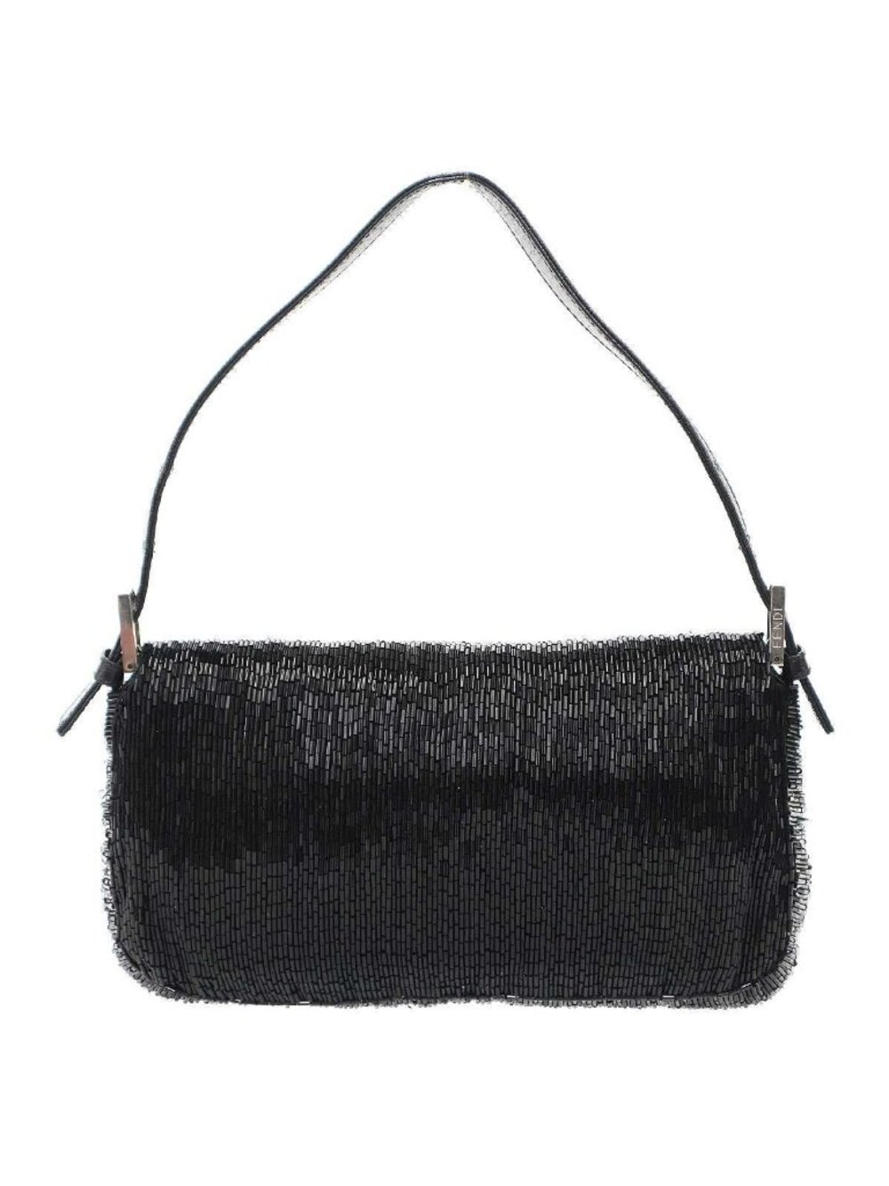 Fendi Beaded Mamma Baguette Bag Black - Picture 2 of 10